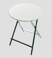 Stehtisch Polyethylen weiss